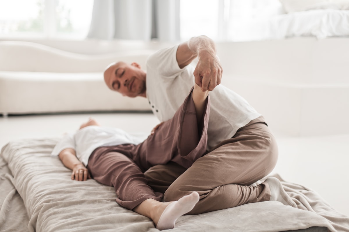 Rehabilitation specialist providing individualized assessment and exercise guidance